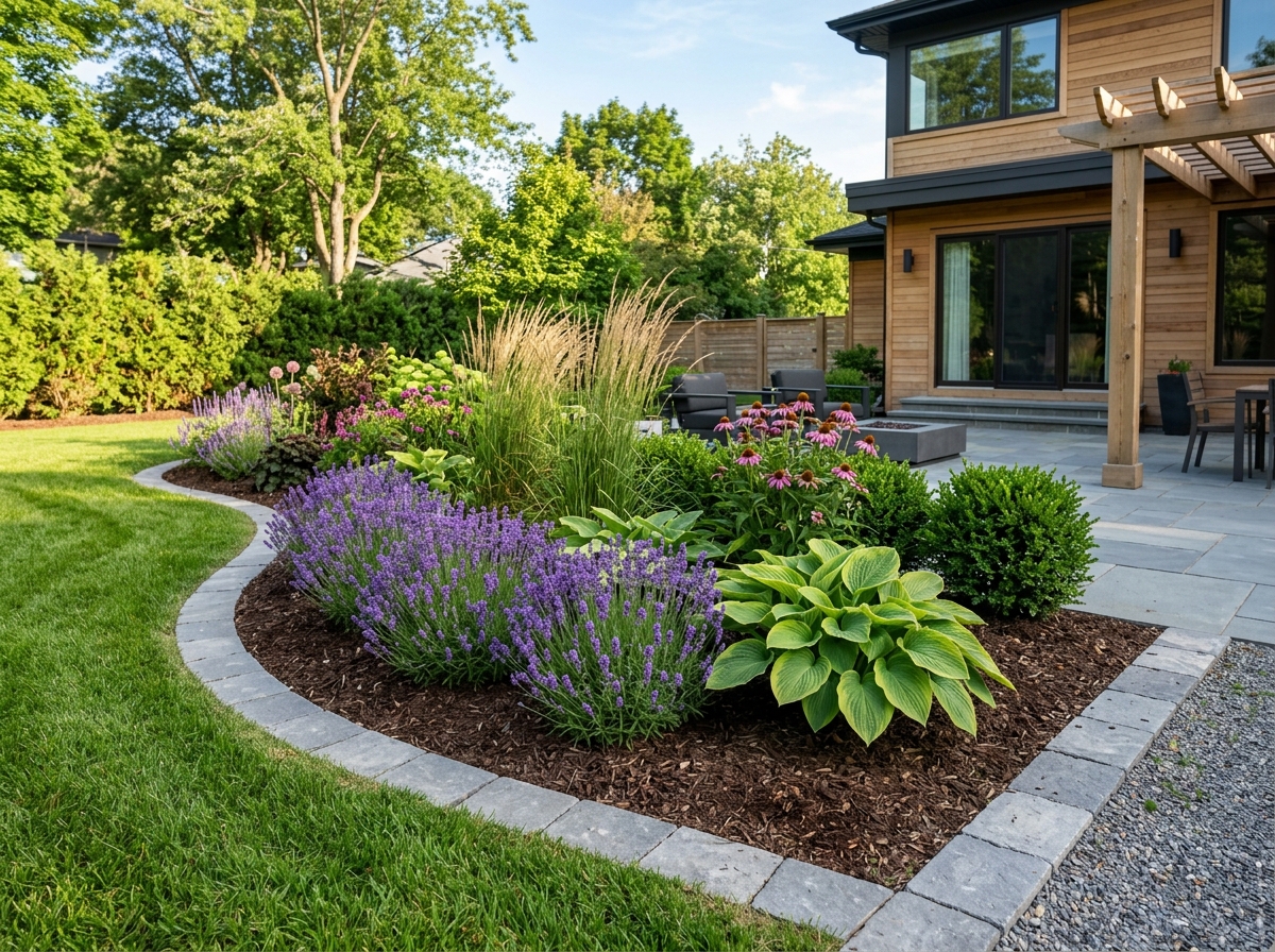 Beautiful landscape garden design