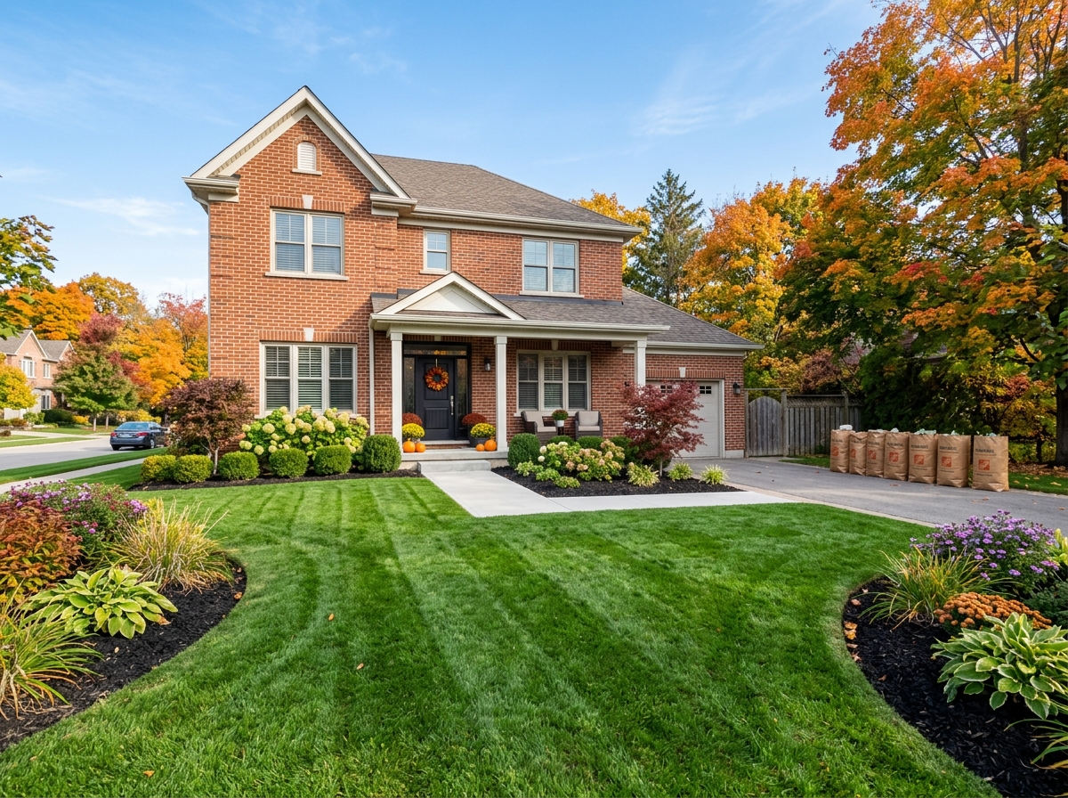 Immaculate garden and lawn cleanup